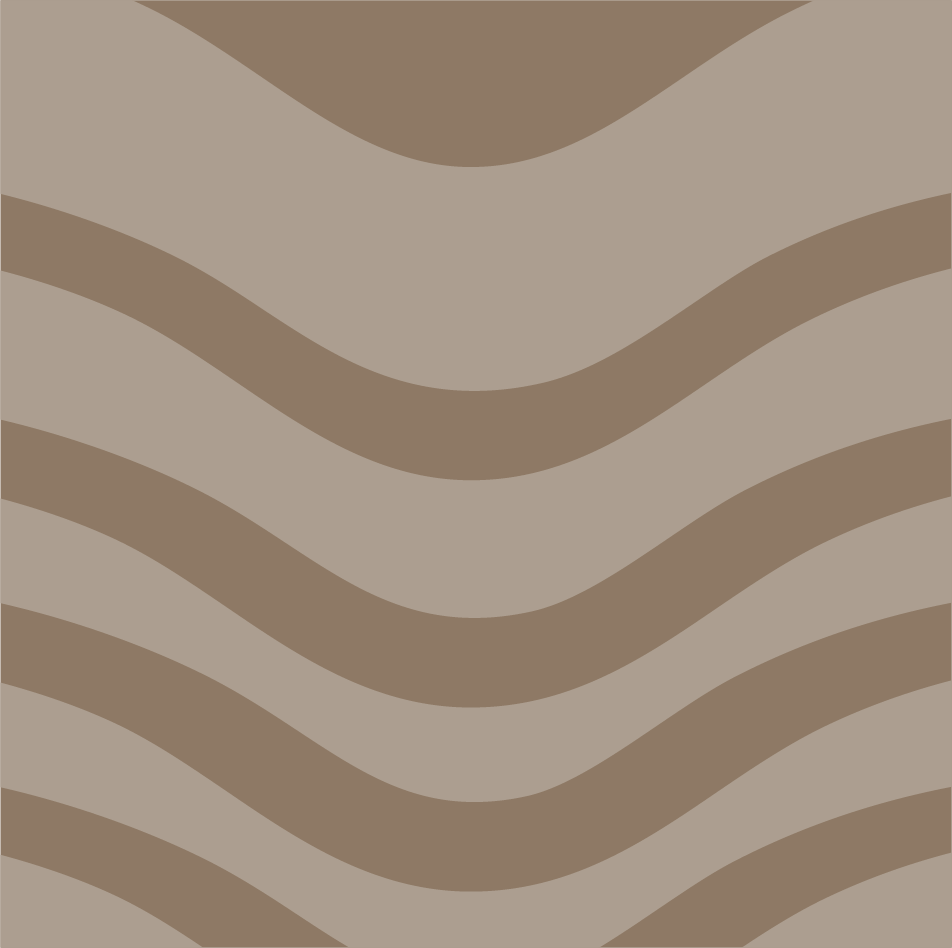 Patrón de ondas orgánicas y textura corporativa de la identidad visual de The Mila MedSpa